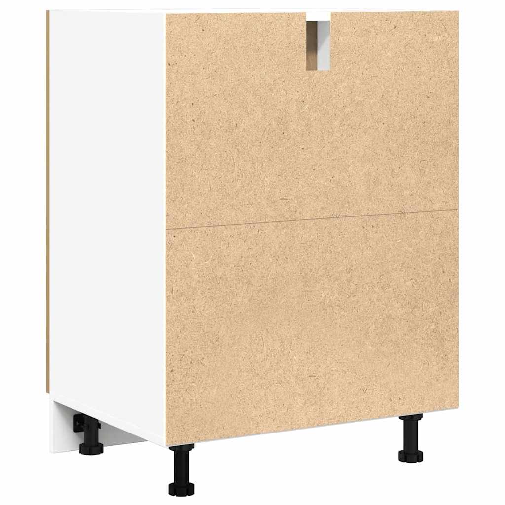 Armário inferior “Lyon” deriv. madeira carvalho artisiano