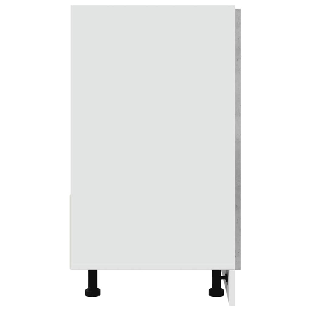 Armário inferior lava-loiça “Lyon” contraplacado cinzento