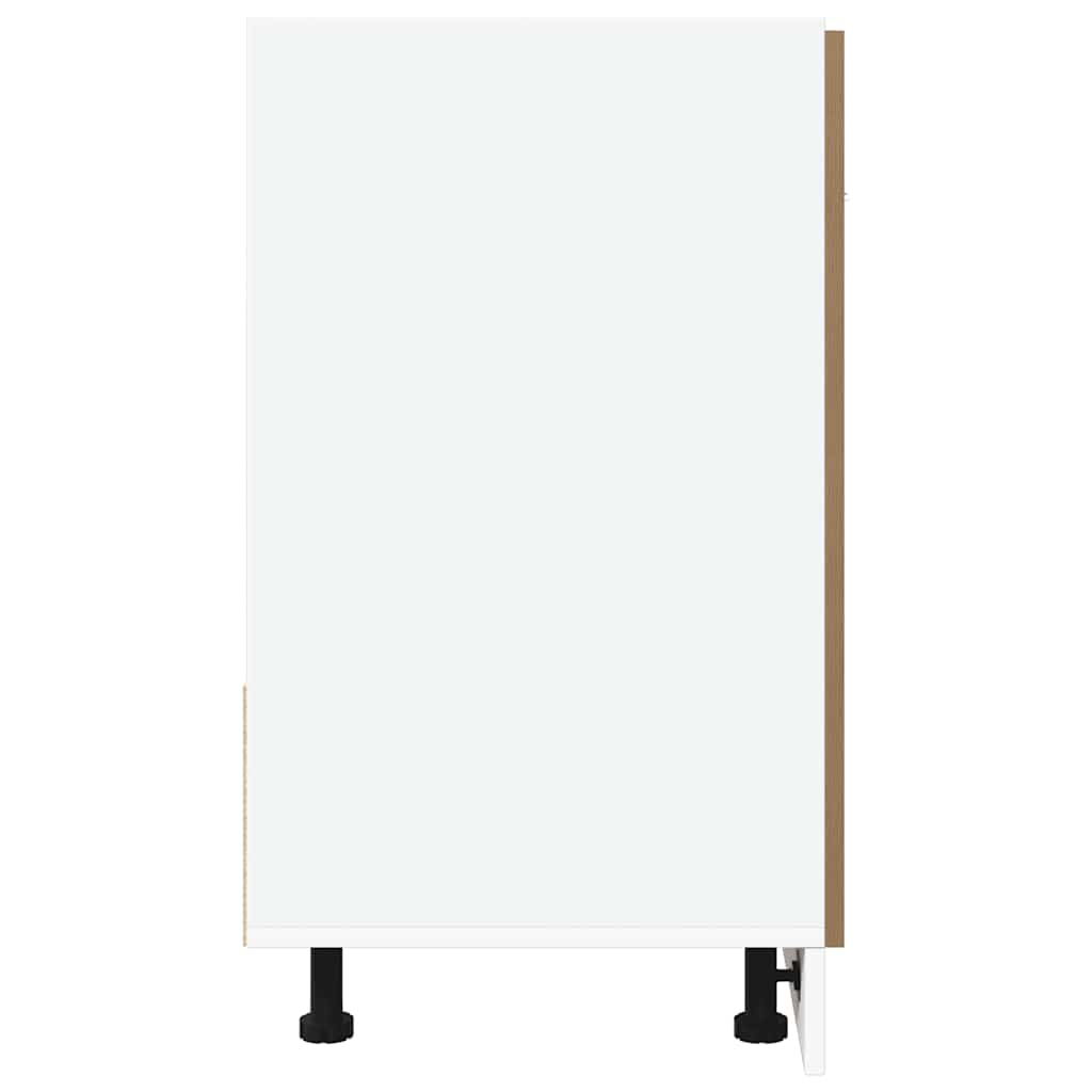 Armário inferior lava-loiça “Lyon” carvalho artisiano