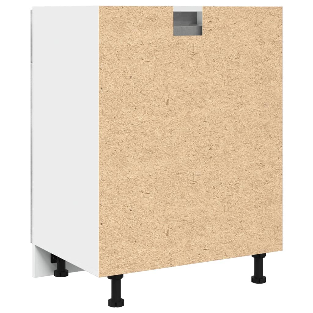 Armário inferior c/ gavetas “Lyon” contraplacado cinzento