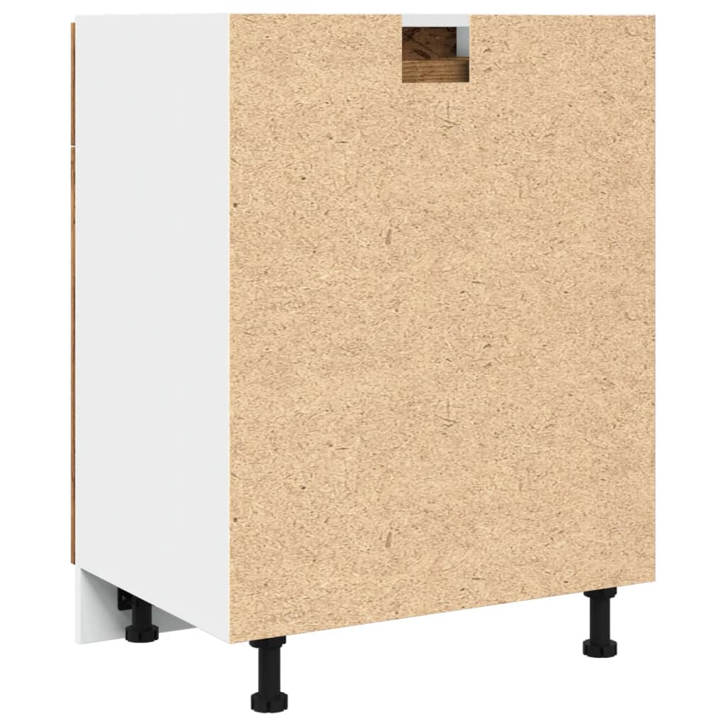 Armário inferior c/ gavetas “Lyon” deriv. madeira madeira velha