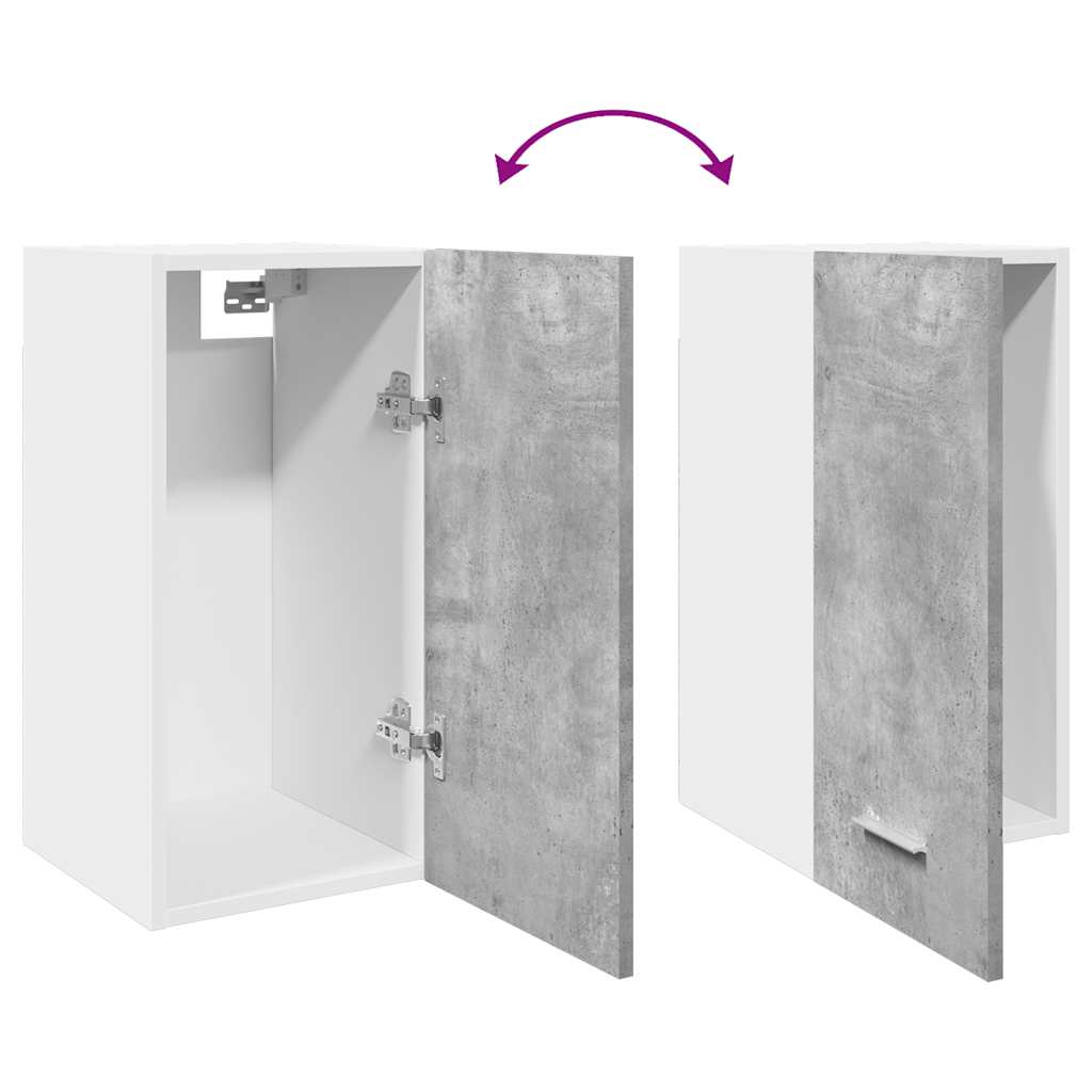 Armário suspenso “Lyon” 30x31x60 cm cinza cimento