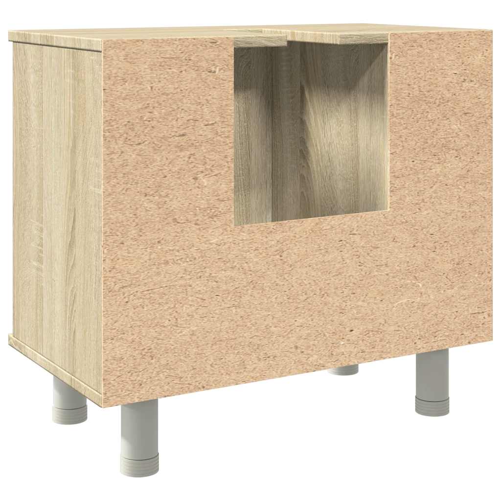 Armário casa de banho 60x32x53,5 cm contrapl. carvalho sonoma