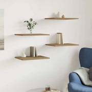 Prateleiras p/ estante 4 pcs deriv. madeira carvalho artisiano