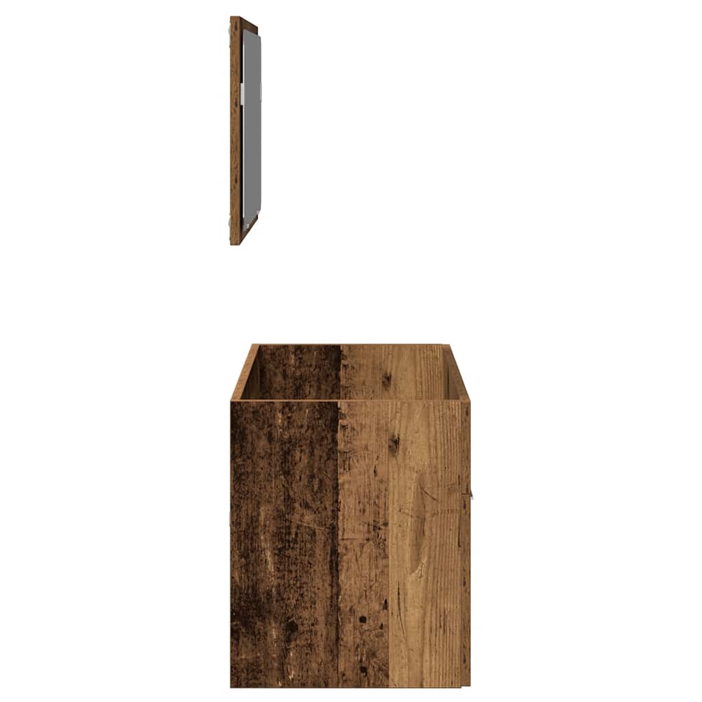 Móvel casa de banho espelho madeira antiga madeira trabalhada