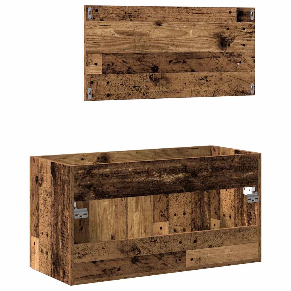 Móvel casa de banho espelho madeira antiga madeira trabalhada