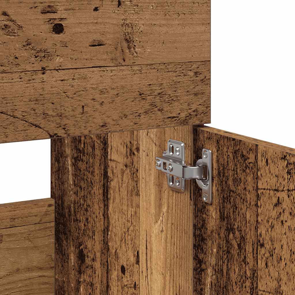 Móvel casa de banho espelho madeira antiga madeira trabalhada