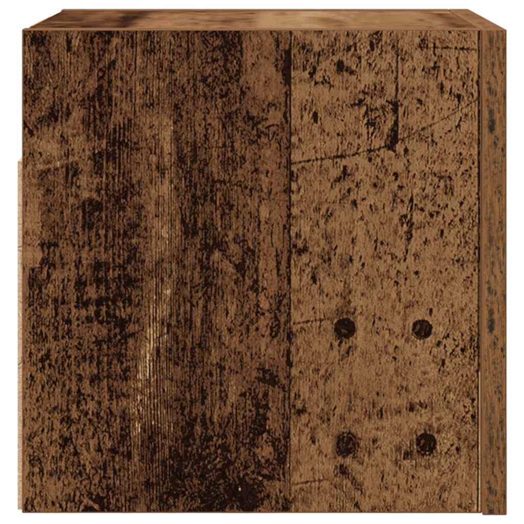 Móvel de TV de parede 2 pcs 30,5x30x30 cm madeira velha