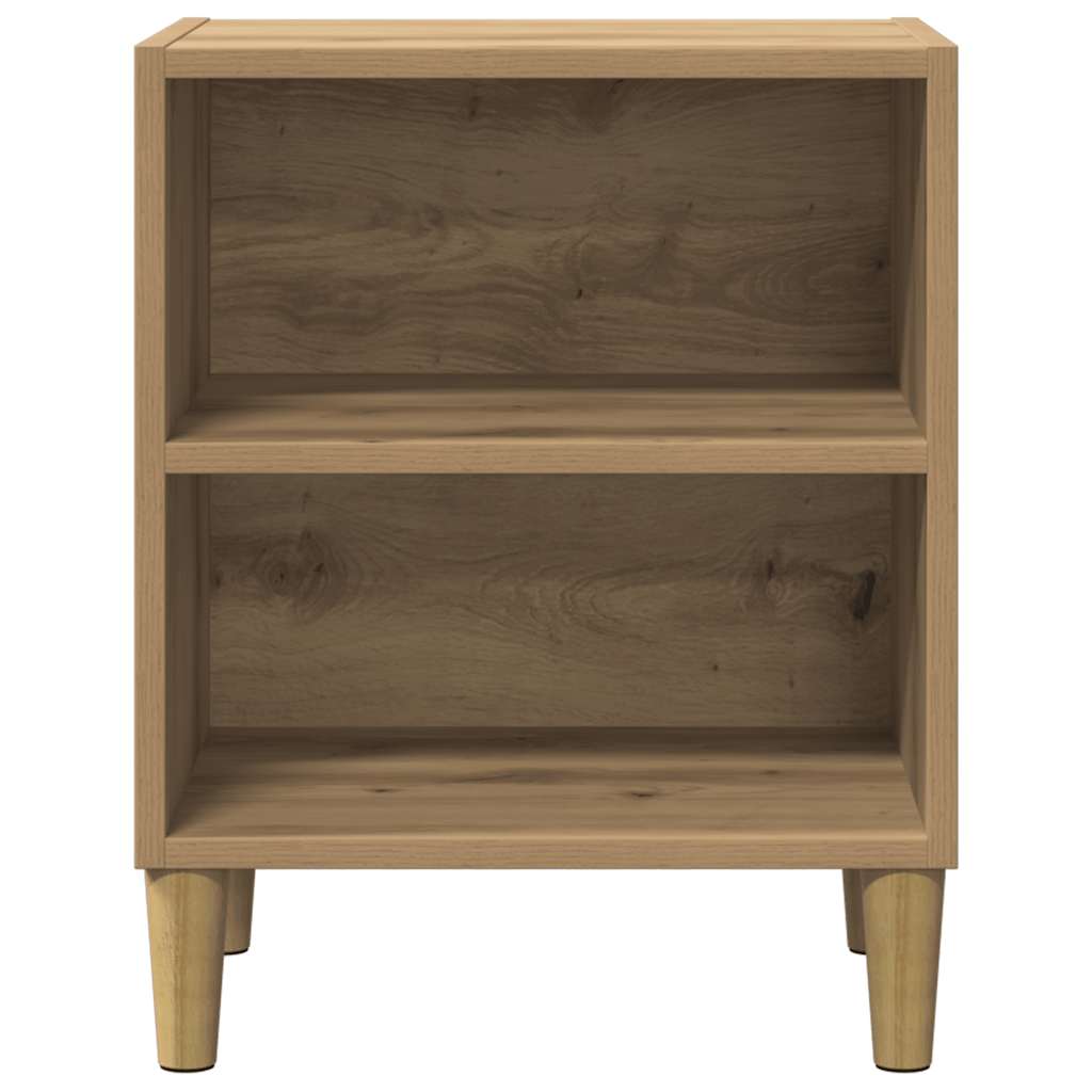 Mesa de cabeceira em carvalho artesanal 40x30x50 cm
