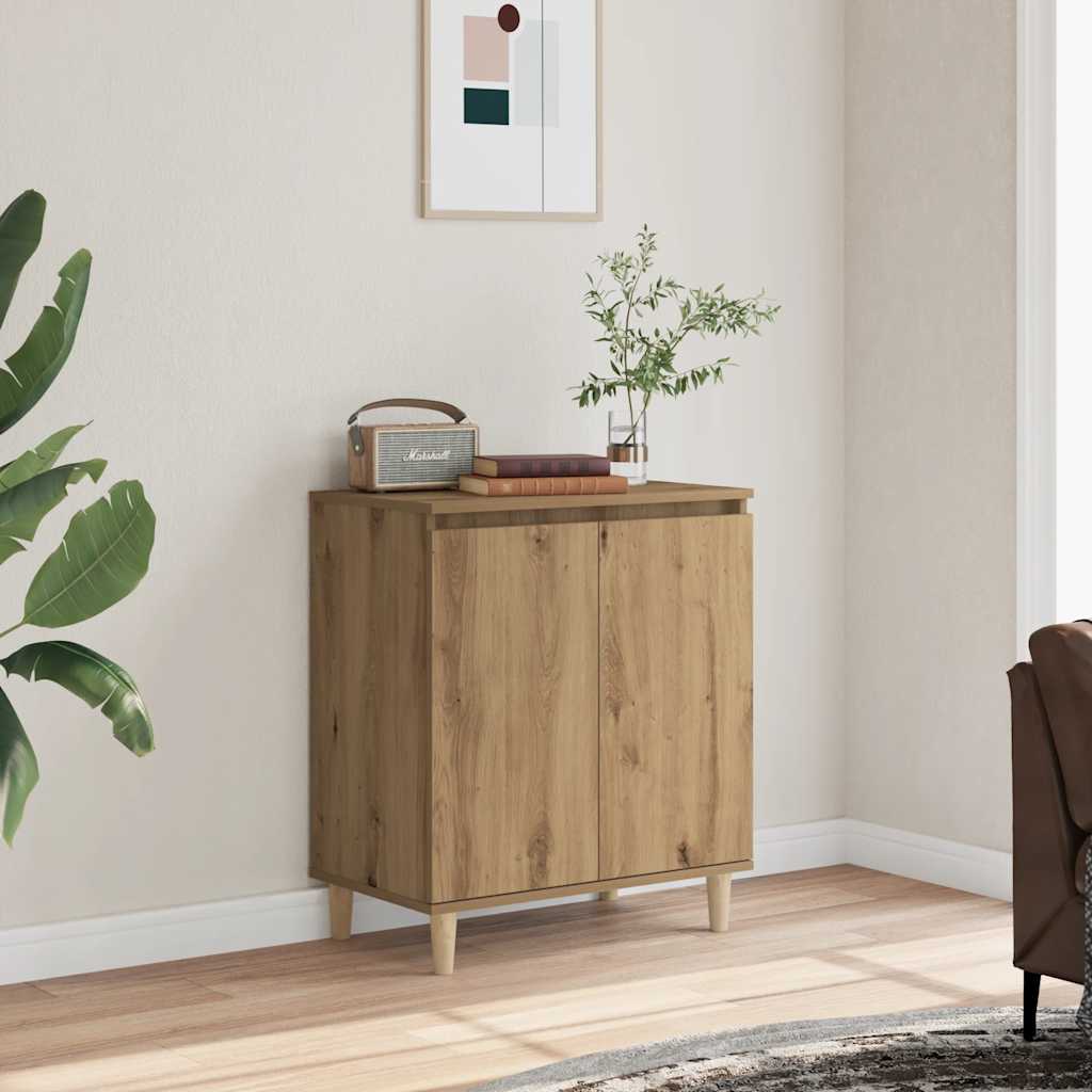 Aparador carvalho artesanal 60x35x70 cm madeira trabalhada