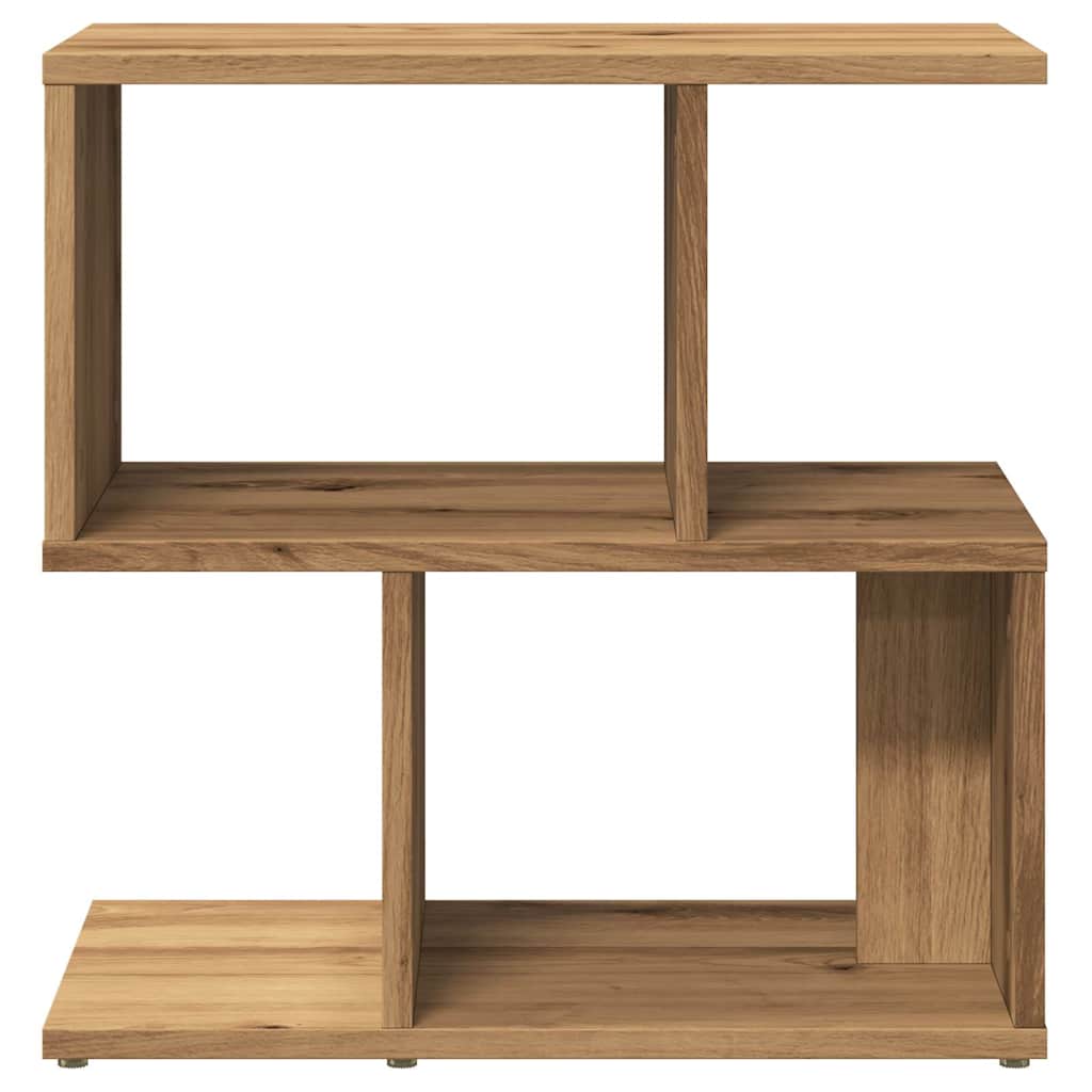 Mesa cabeceira 40x35x50 cm derivados madeira carvalho artisiano