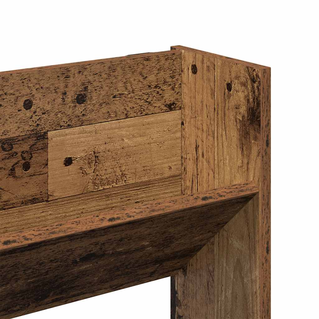 Sapateira de parede 80x18x90 cm derivados madeira madeira velha