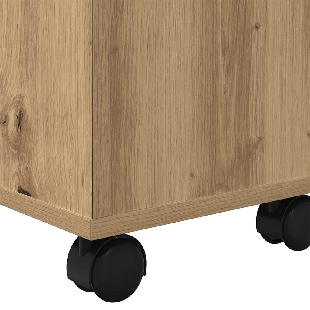 Mesa de centro 60x60x38 cm deriv. madeira carvalho artisiano