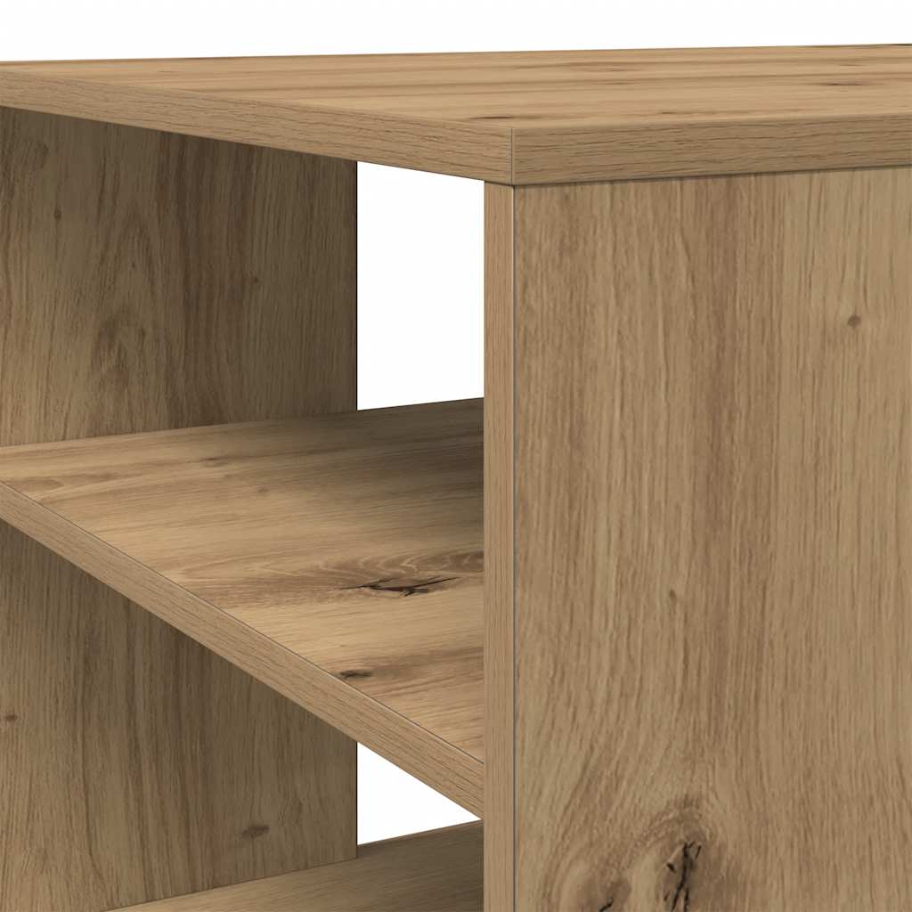 Mesa de centro em carvalho artesanal 100x50x40 cm