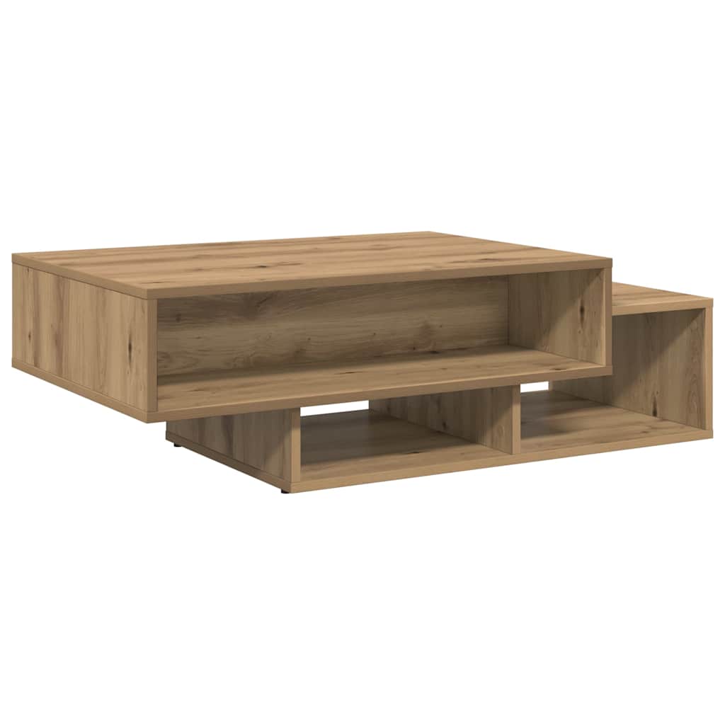 Mesa de centro 105x55x32 cm deriv. madeira carvalho artisiano