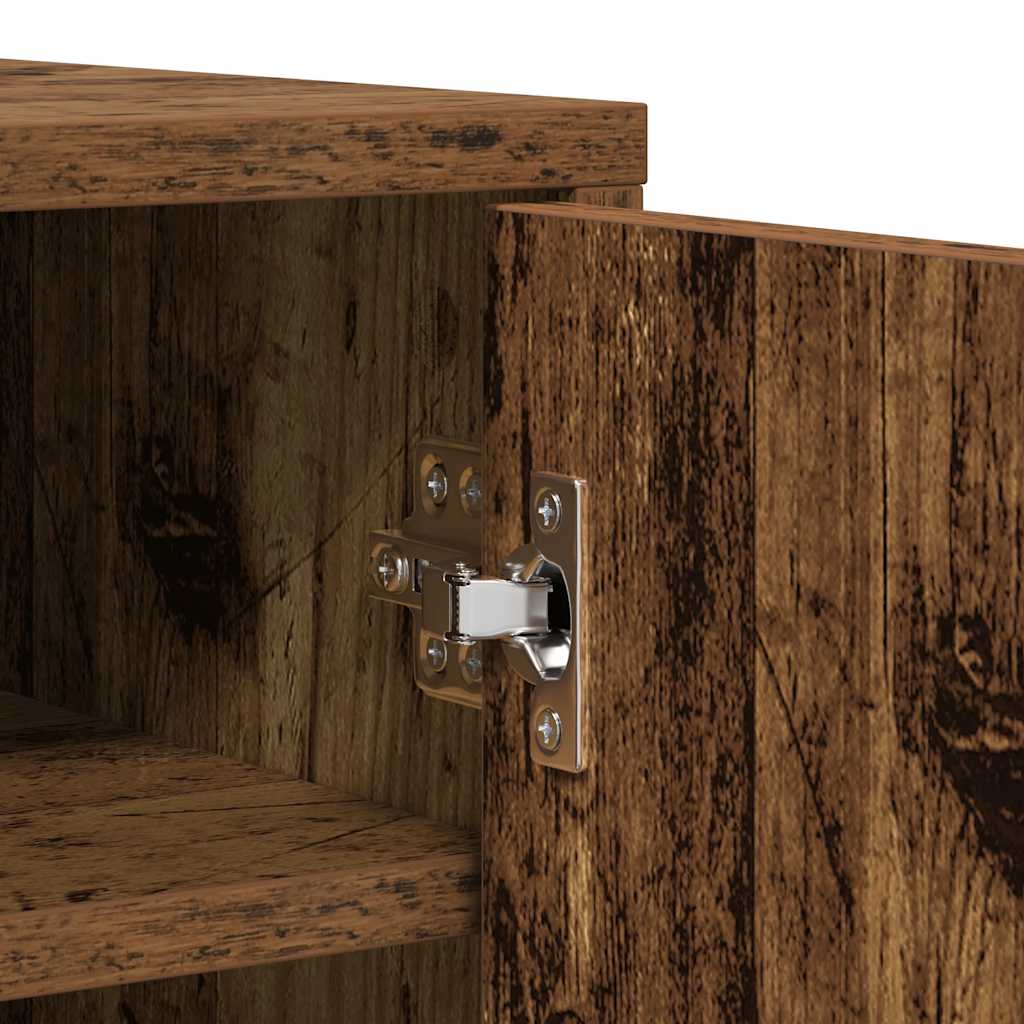 Armário para sapatos 60x35x92cm derivados madeira madeira velha