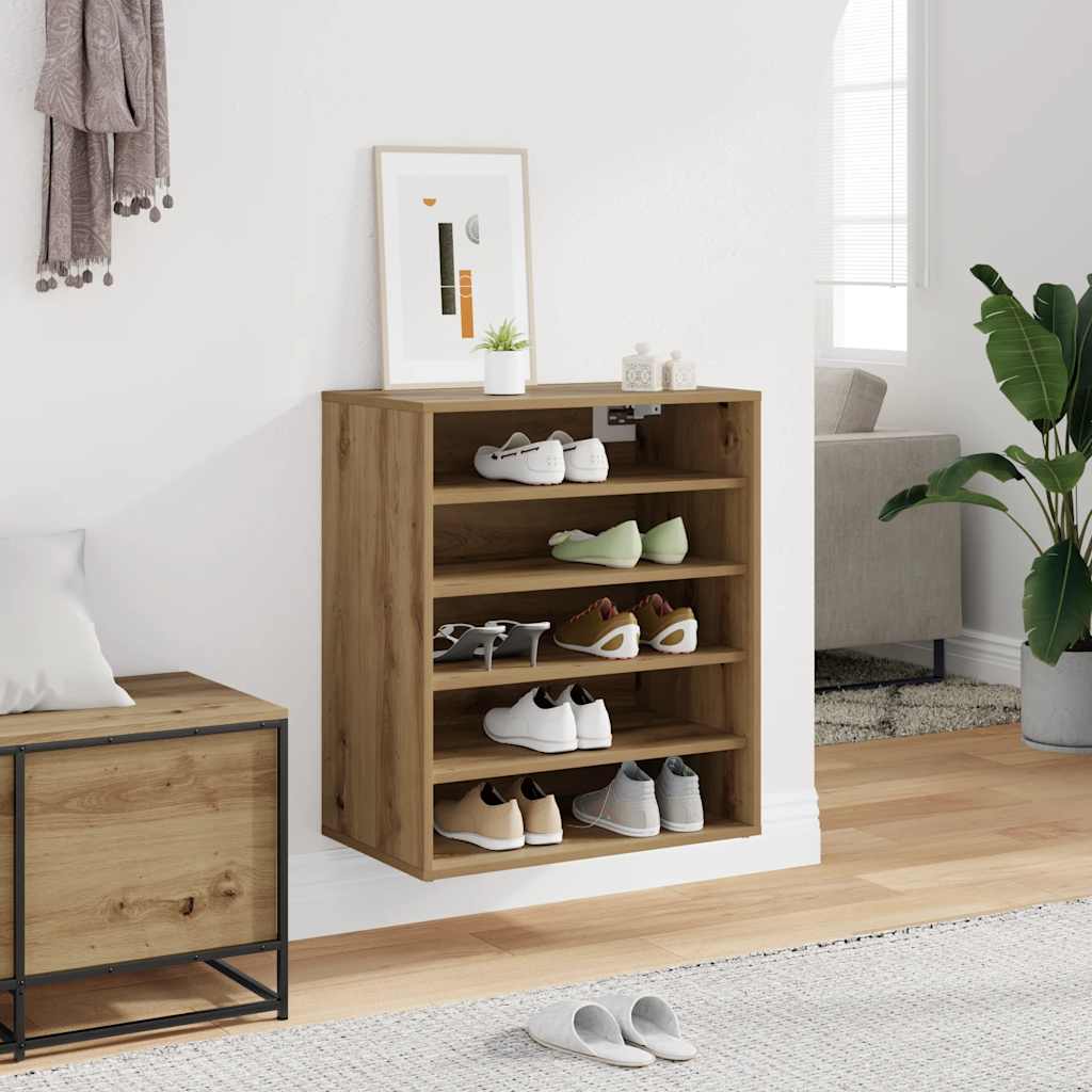 Sapateira 60x35x70 cm derivados de madeira carvalho artisiano