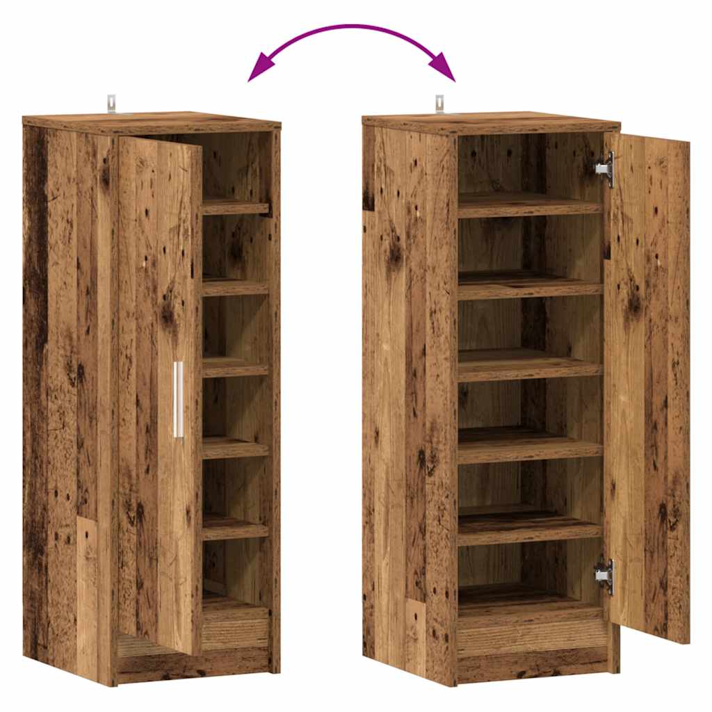 Sapateira 32x35x92 cm derivados de madeira carvalho artisiano