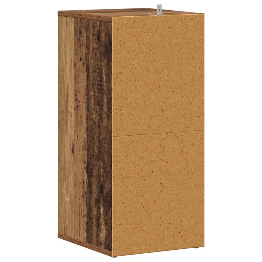 Armário para sapatos 32x35x70cm derivados madeira madeira velha