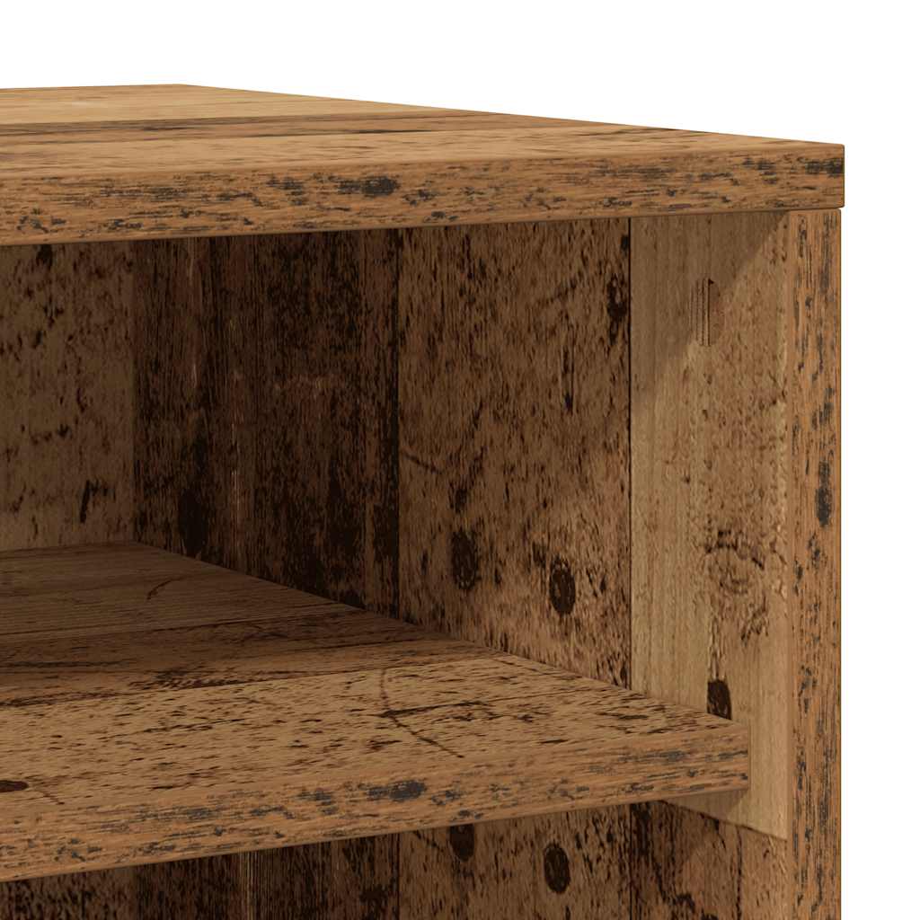 Sapateiras 2 pcs 32x35x70 cm derivados de madeira madeira velha