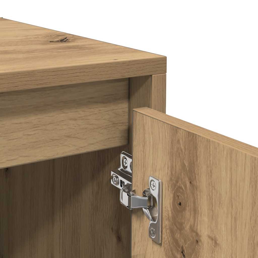 Aparador 102x35x75 cm derivados de madeira carvalho artisiano