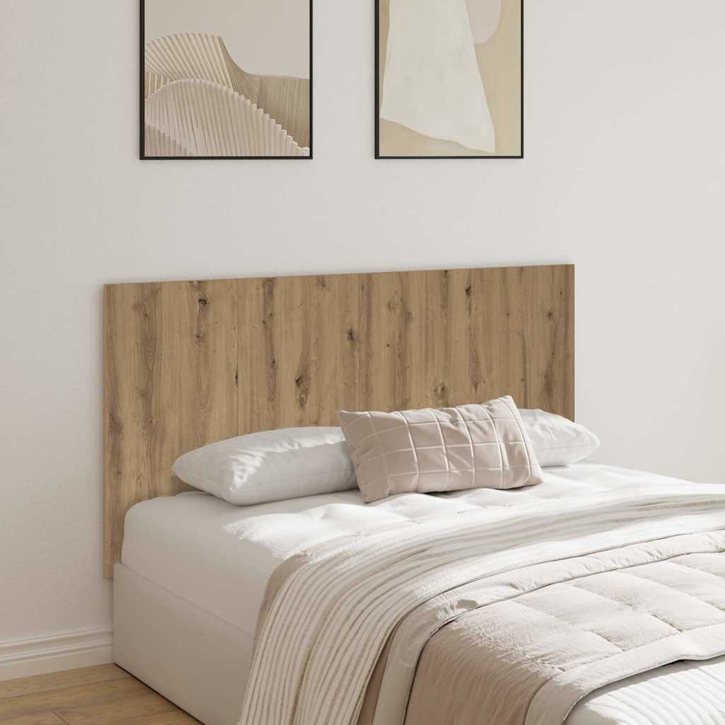 Cabeceira cama 160x1,5x80 cm deriv. madeira carvalho artisiano