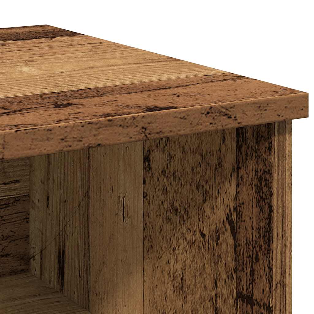 Mesa de cabeceira 40x36x65cm derivados de madeira madeira velha