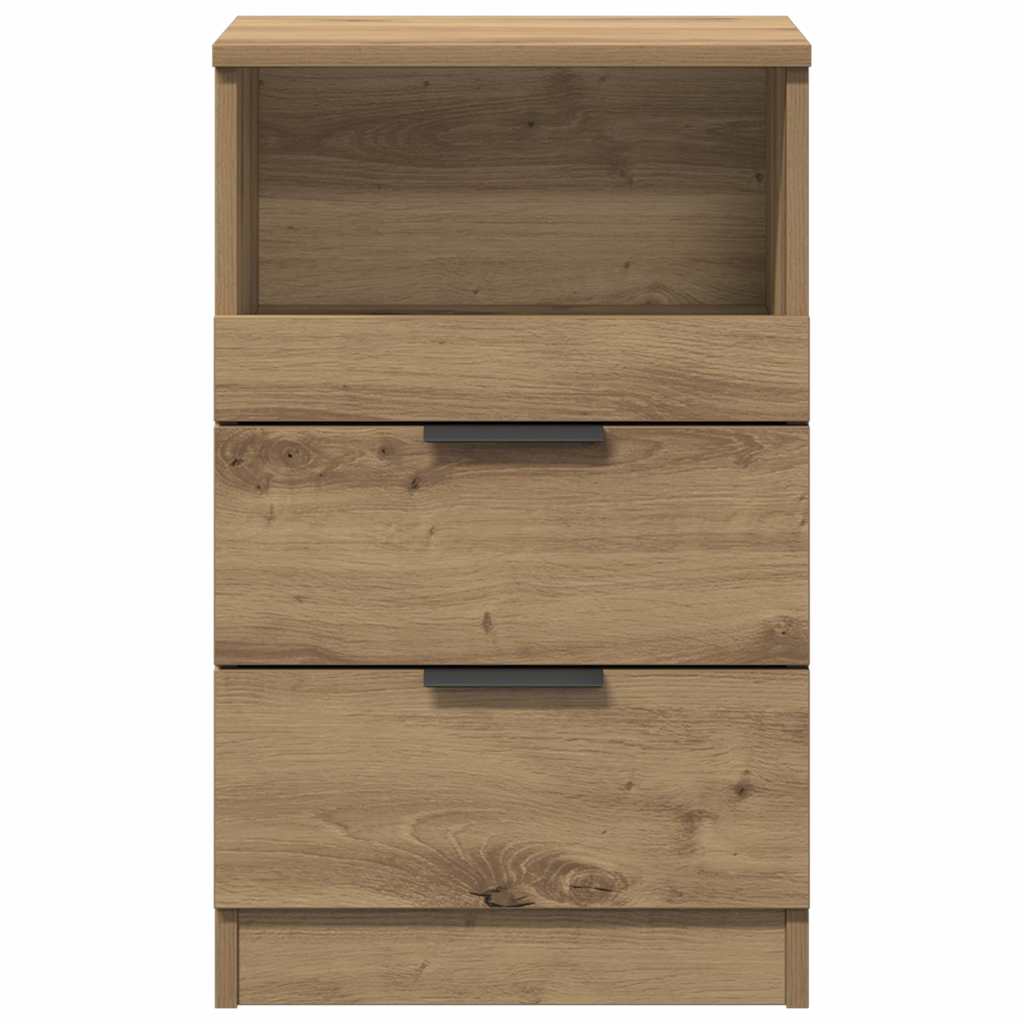 Mesa cabeceira 40x36x65 cm derivados madeira carvalho artisiano