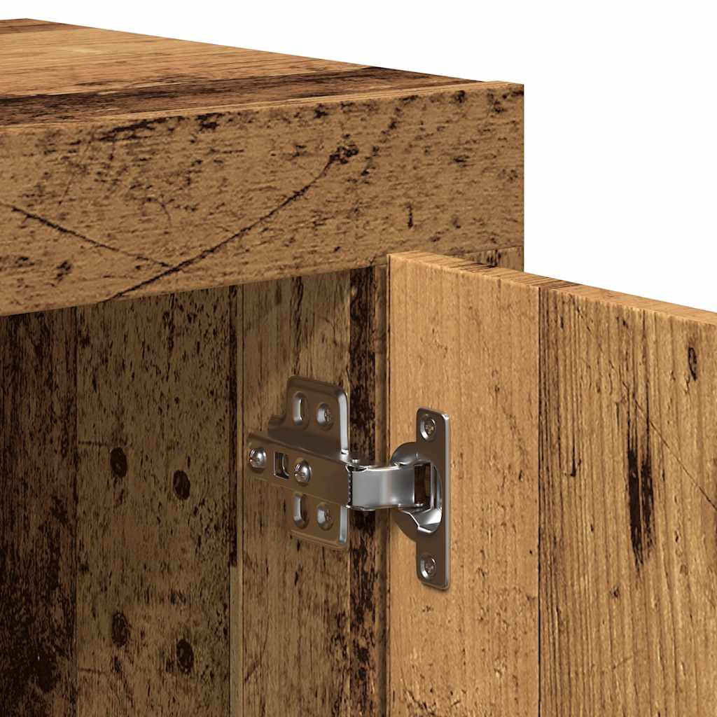 Aparador madeira velha 92x35x75 cm madeira trabalhada