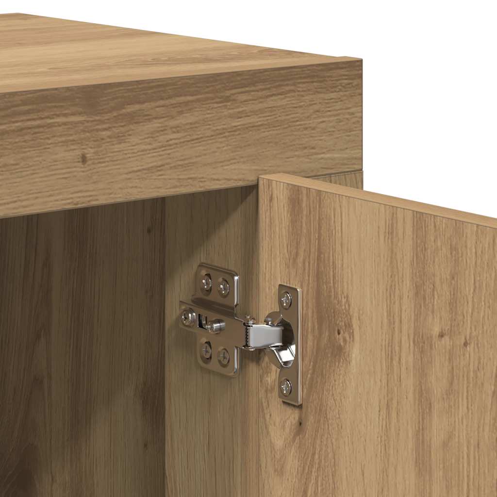 Aparador 92x35x75 cm derivados de madeira carvalho artisiano