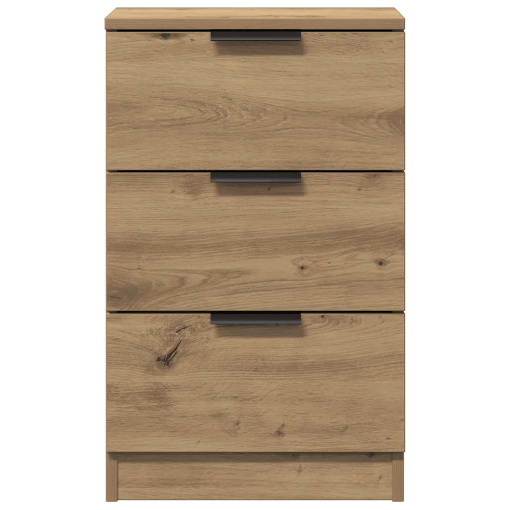Mesa cabeceira 40x36x65 cm derivados madeira carvalho artisiano