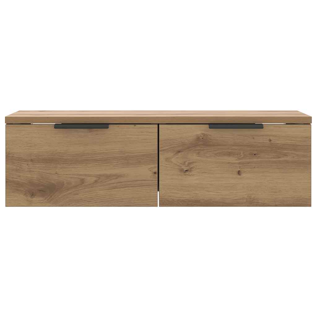 Armário parede 68x30x20 cm derivados madeira carvalho artisiano