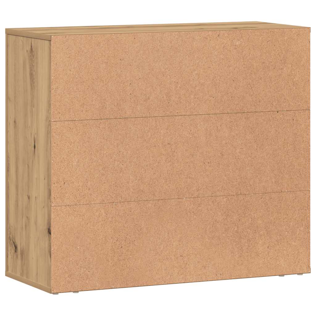 Aparador 80x33x70 cm derivados de madeira carvalho artisiano