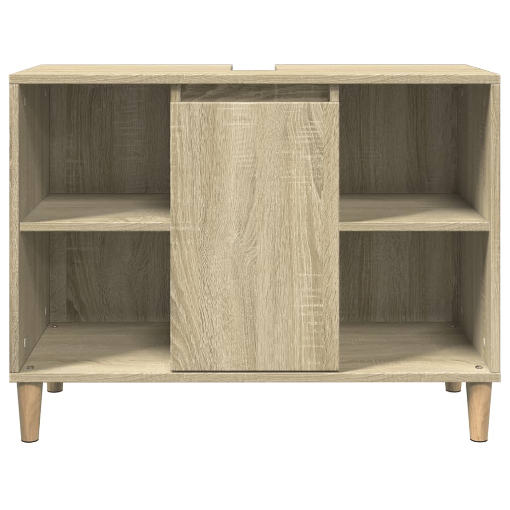 Armário p/ casa banho 80x33x60cm deriv. madeira carvalho sonoma