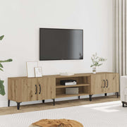 Móvel de TV 180x31,5x40 cm derivados madeira carvalho artisiano