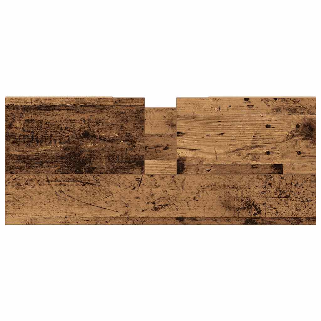 Armário casa banho 80x33x60 cm derivados madeira madeira velha