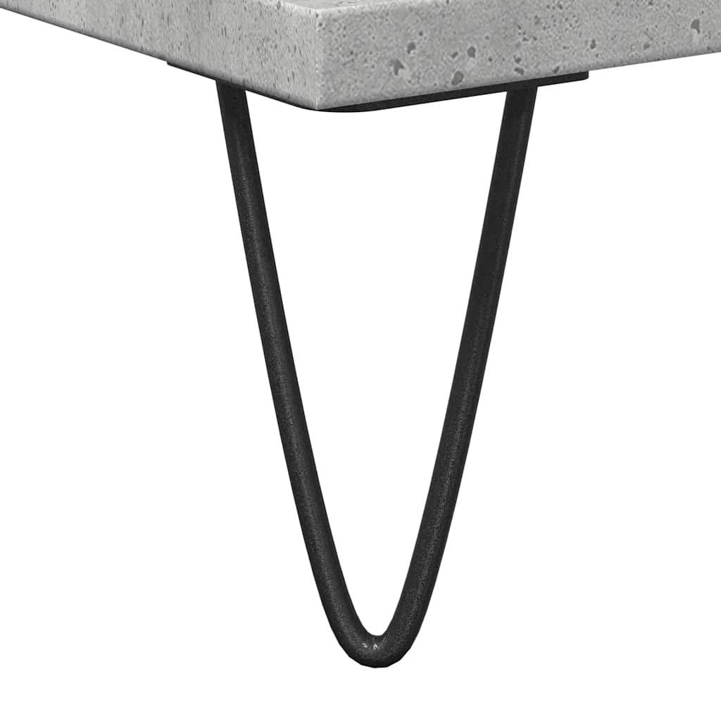 Móvel casa de banho 80x33x60 cm derivados madeira cinza cimento