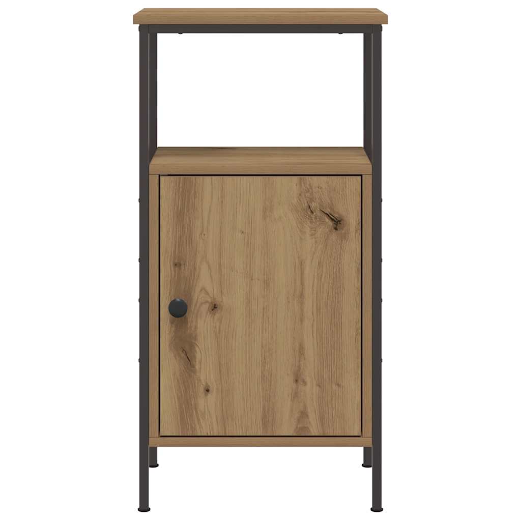 Mesa cabeceira 41x31x80 cm derivados madeira carvalho artisiano