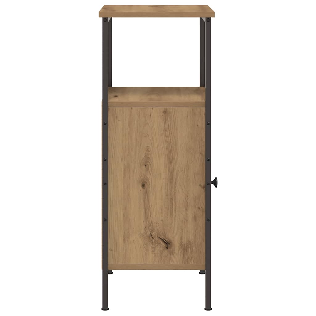 Mesa cabeceira 41x31x80 cm derivados madeira carvalho artisiano