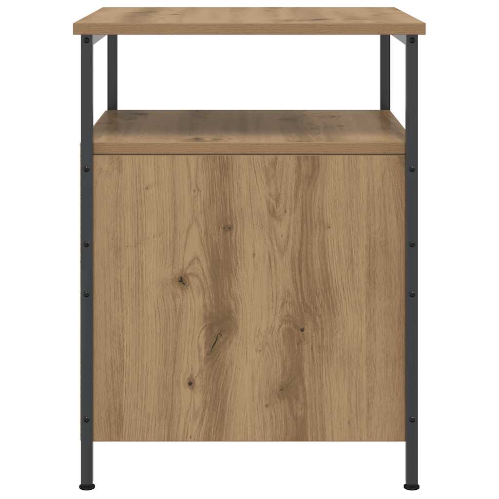 Mesa cabeceira 44x45x60 cm derivados madeira carvalho artisiano