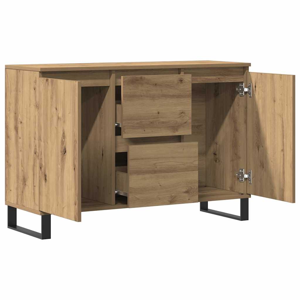 Aparador 101,5x35x70 cm madeira processada cor carvalho artisiano