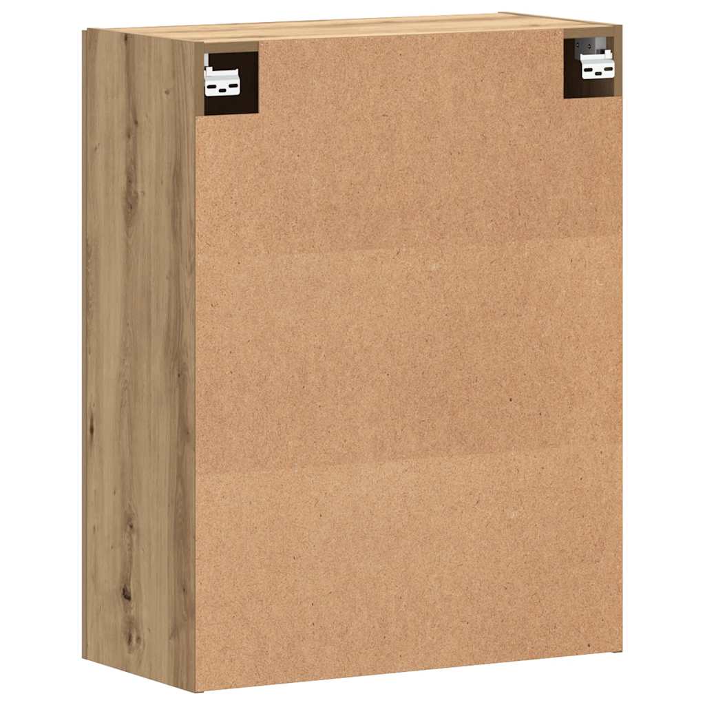 Armário de parede 69,5x34x90 cm carvalho artisiano