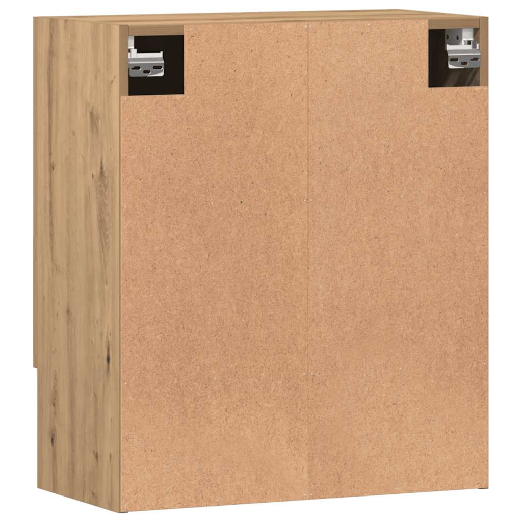 Armário parede 60x31x70 cm derivados madeira carvalho artisiano