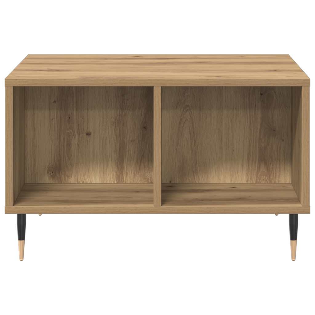 Mesa de centro 60x50x36,5cm deriv. madeira carvalho artisiano