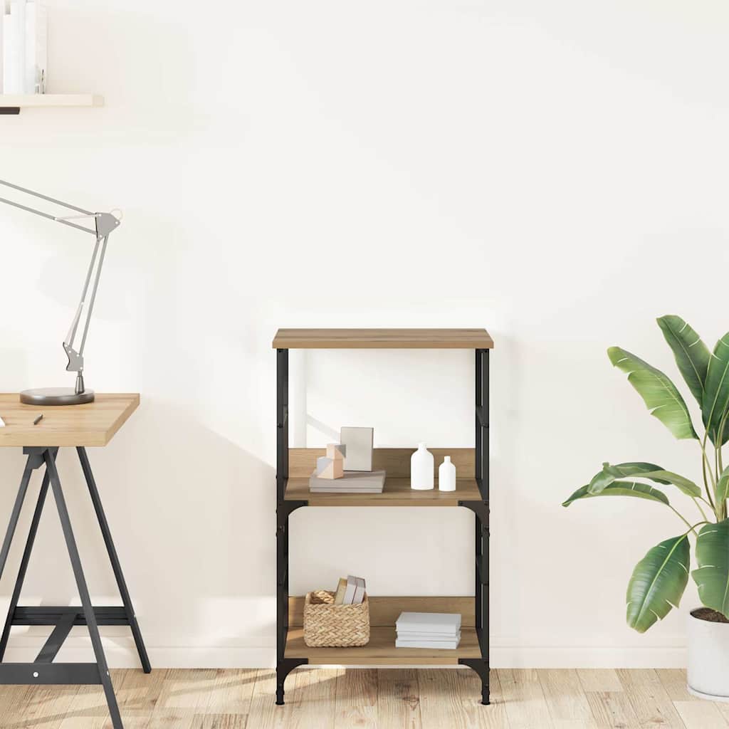 Estante 50x33x82 cm derivados de madeira carvalho artisiano