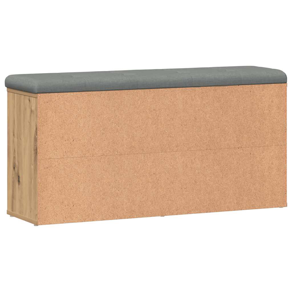 Banco sapateira 102x32x50 cm deriv. madeira carvalho artisiano