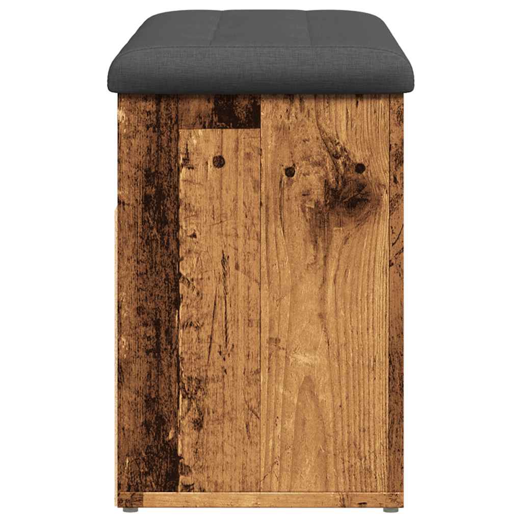 Banco sapateira 82x32x45,5 cm derivados madeira madeira velha