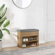 Banco sapateira 62x32x50 cm deriv. madeira carvalho artisiano