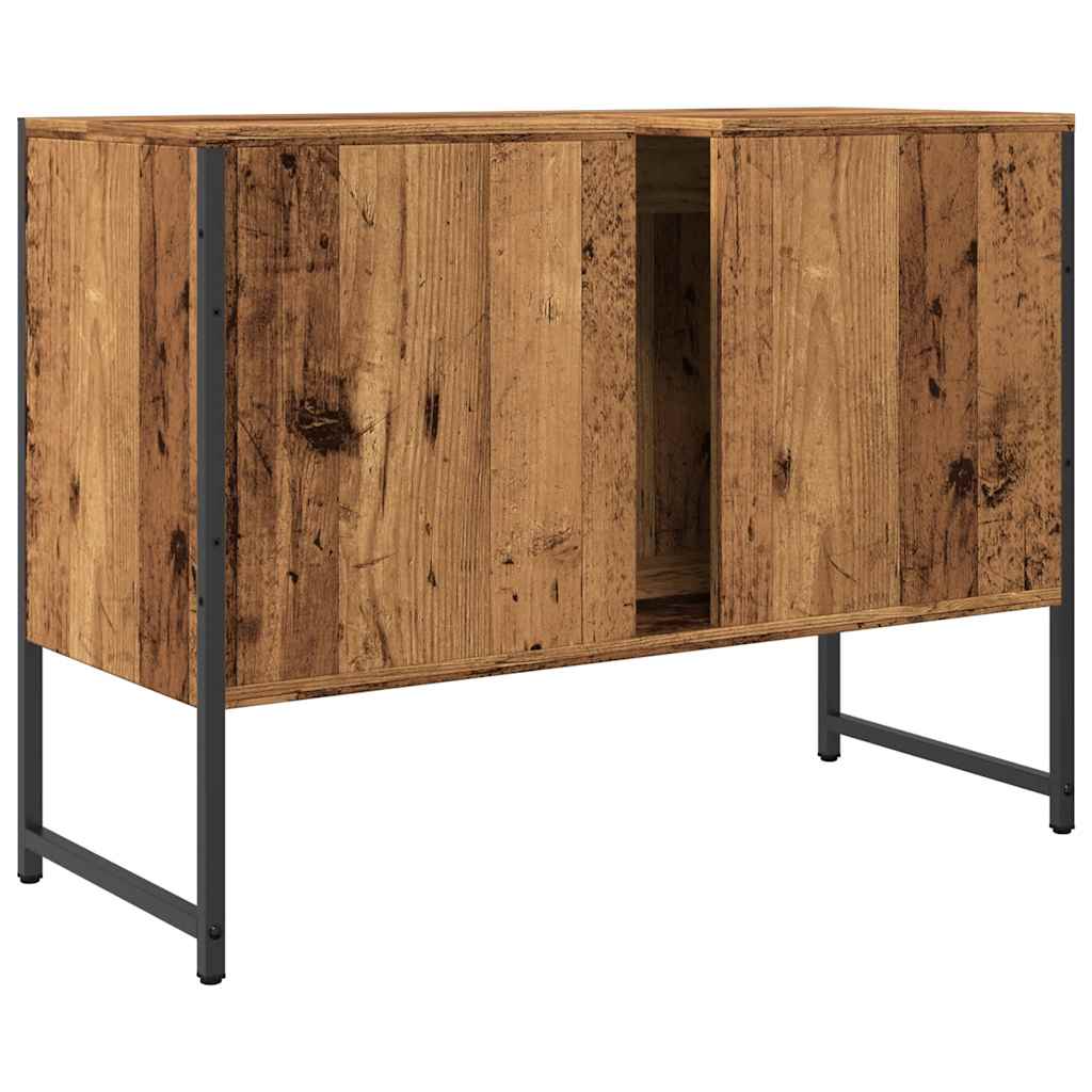Armário lavatório WC 80x33x60cm derivados madeira madeira velha