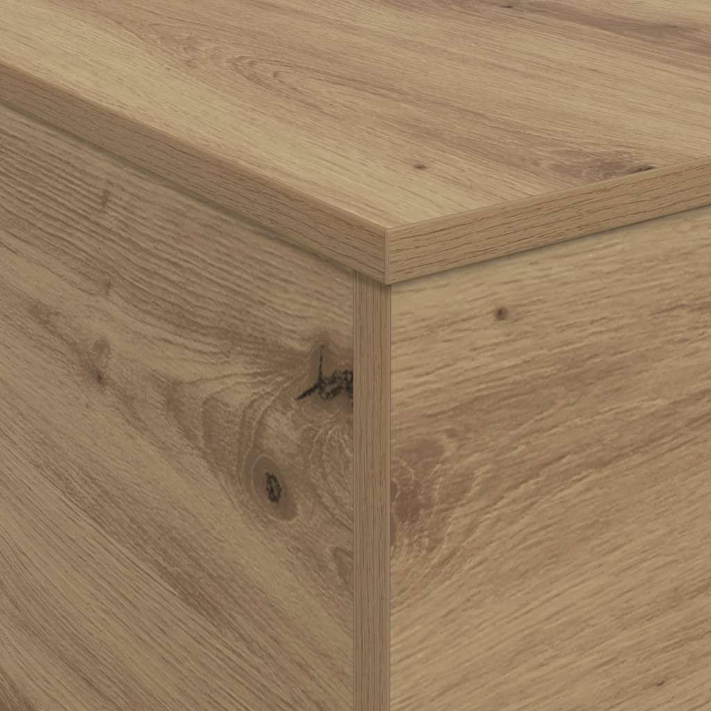 Mesa de centro com luzes LED 90x50x40 cm carvalho artisiano